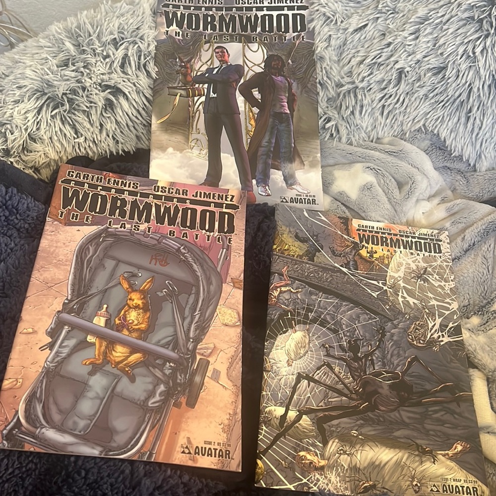 Wormwood issues 1-2 garth Ennis